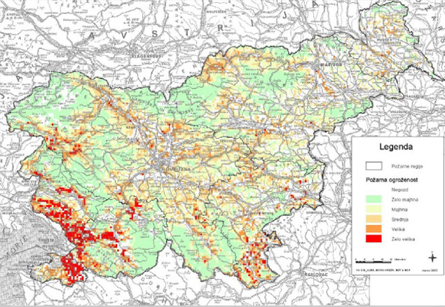 Požarna ogroženost Slovenije