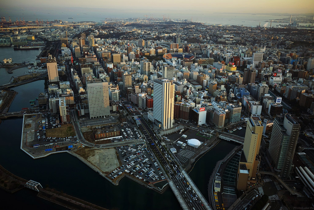 Yokohama, najgosteje naseljeno mesto na svetu.