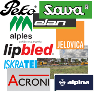 Logotipi podjetij s sedežem v Alpskih pokrajinah