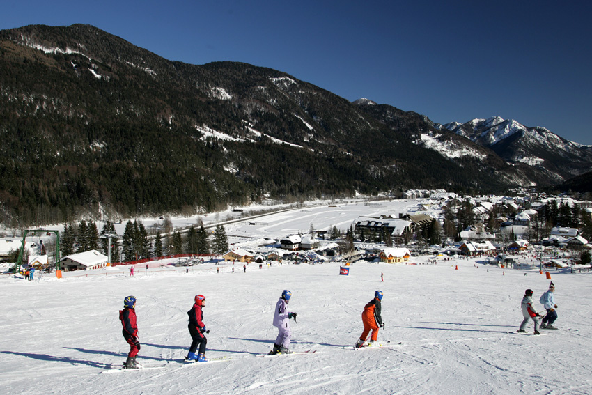 Smučanje v Kranjski Gori