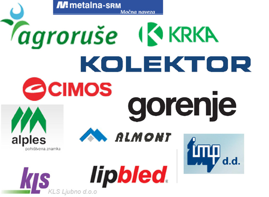Logotipi podjetij iz Predalpskih pokrajin