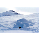 0314_bivalisca_iglu.jpg<>Tradicionalno bivališče Inuitov, imenovano iglu. Inuiti živijo na severu Kanade in na Grenlandiji. Sneg je material, ki ga je v okolju Inuitov v izobilju. Poleg tega so debele snežene stene dober izolator pred zunanjim mrazom. Notranjost so ogrevali s kurjenjem trakov tjulnjeve maščobe.